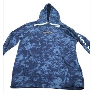 Hollister Navy Tie-Dye Pullover